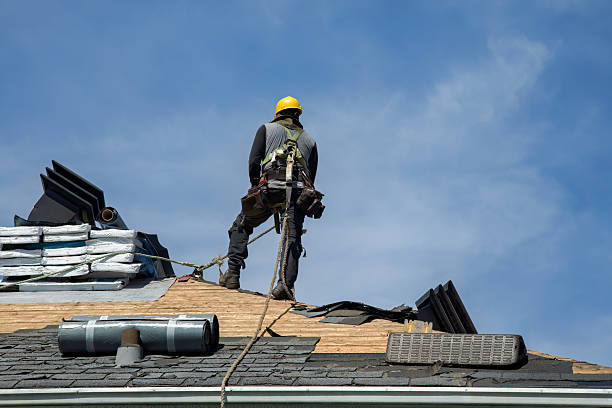 Professional Storm Damage Roof Repair technician working in South Orange, NJ